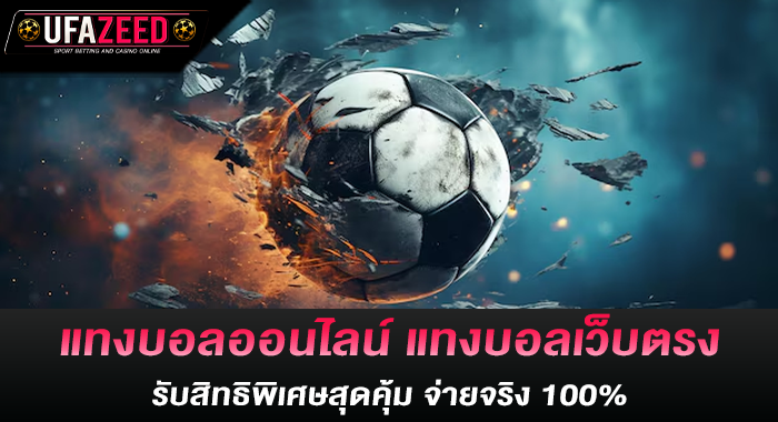 แทงบอลออนไลน์ แทงบอลเว็บตรงรับสิทธิพิเศษสุดคุ้มจ่ายจริง 100%